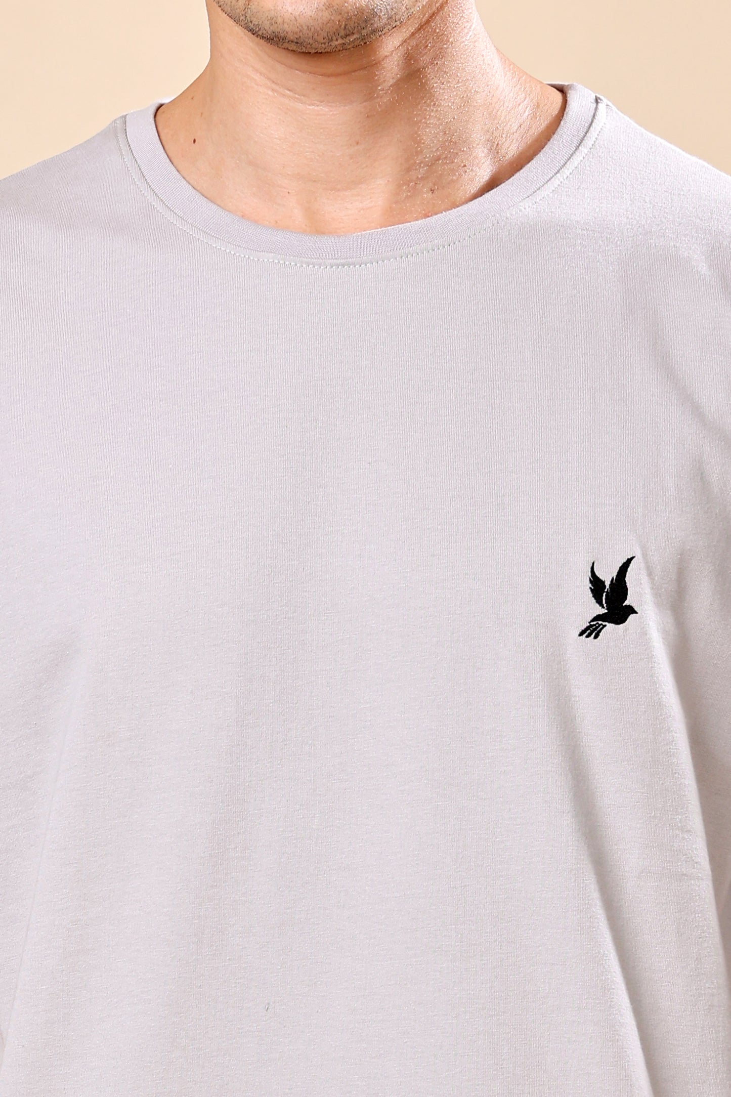 Light Grey Oversized T-Shirt – Casual Comfort, Modern Edge