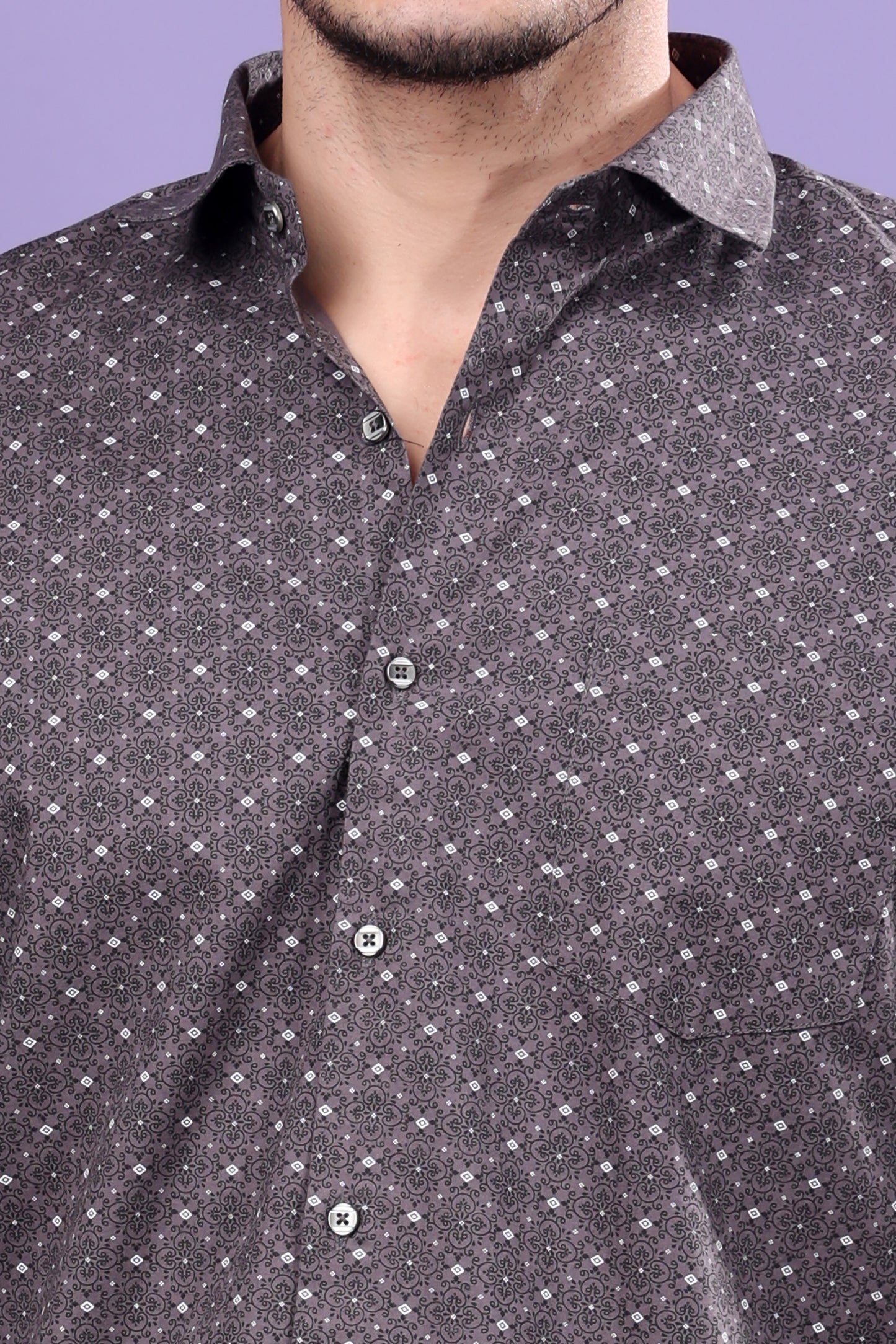 Men’s Printed Casual Shirt – Modern Style, Effortless Comfort
