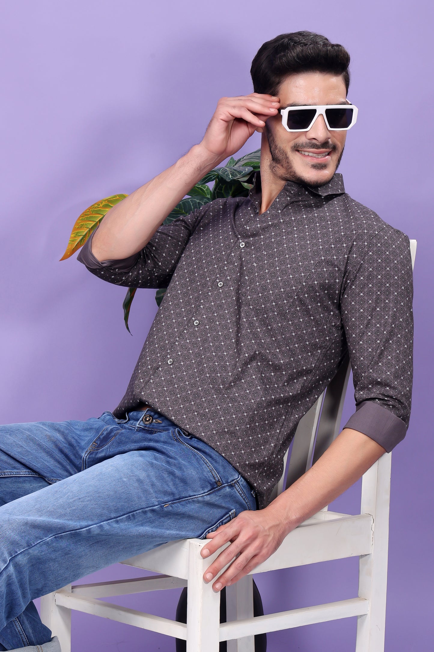 Men’s Printed Casual Shirt – Modern Style, Effortless Comfort