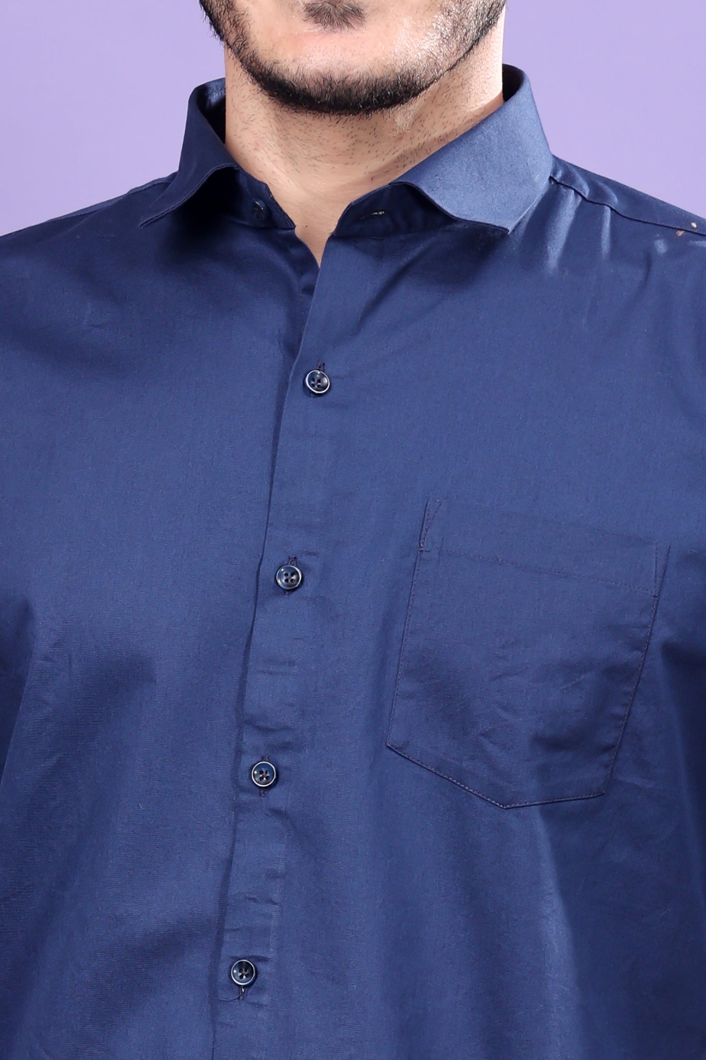 Navy Blue Formal Shirt – Sophisticated Elegance, Versatile Styling