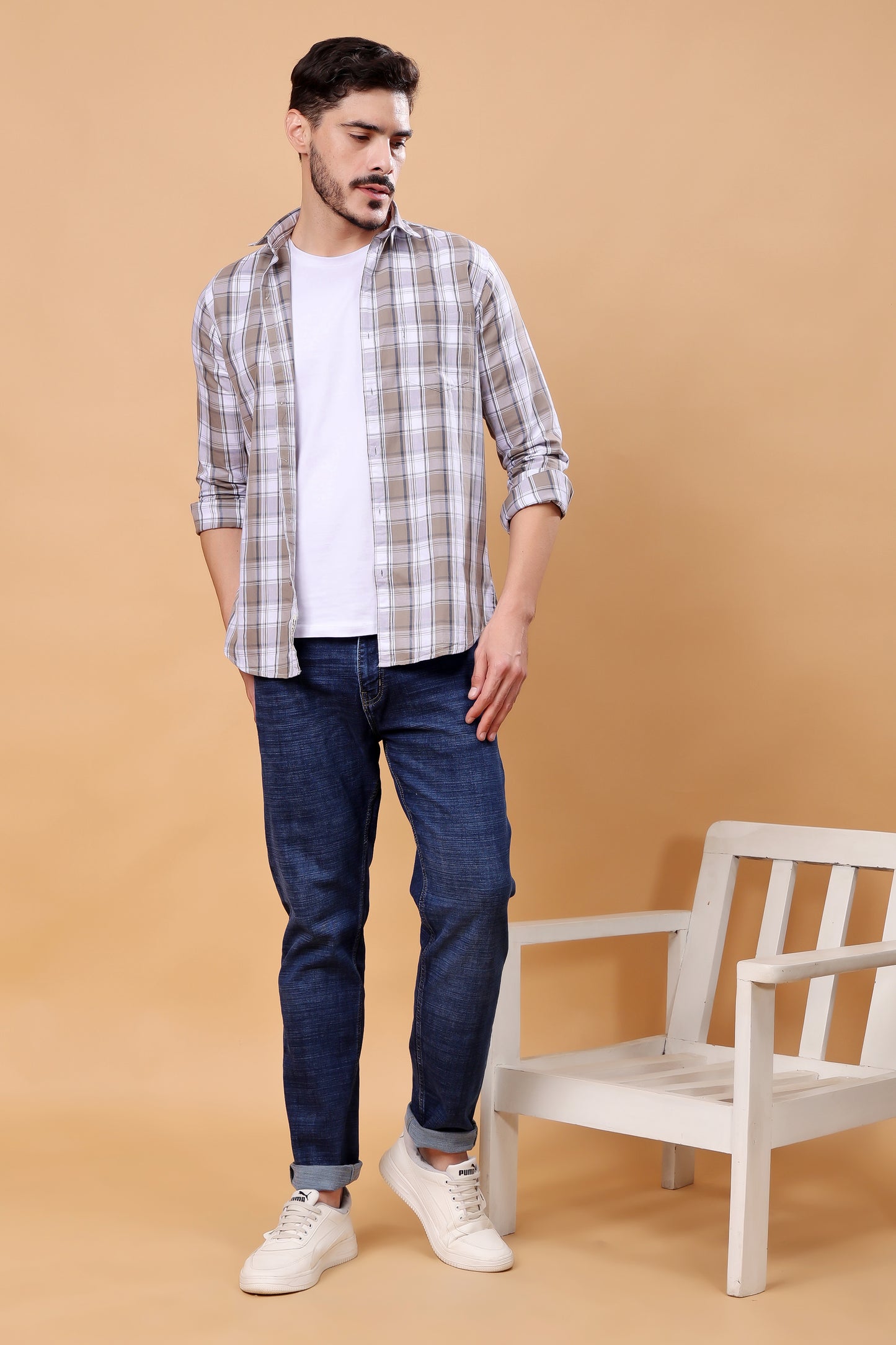 Midnight Blue Raw Selvedge Straight Leg Jeans