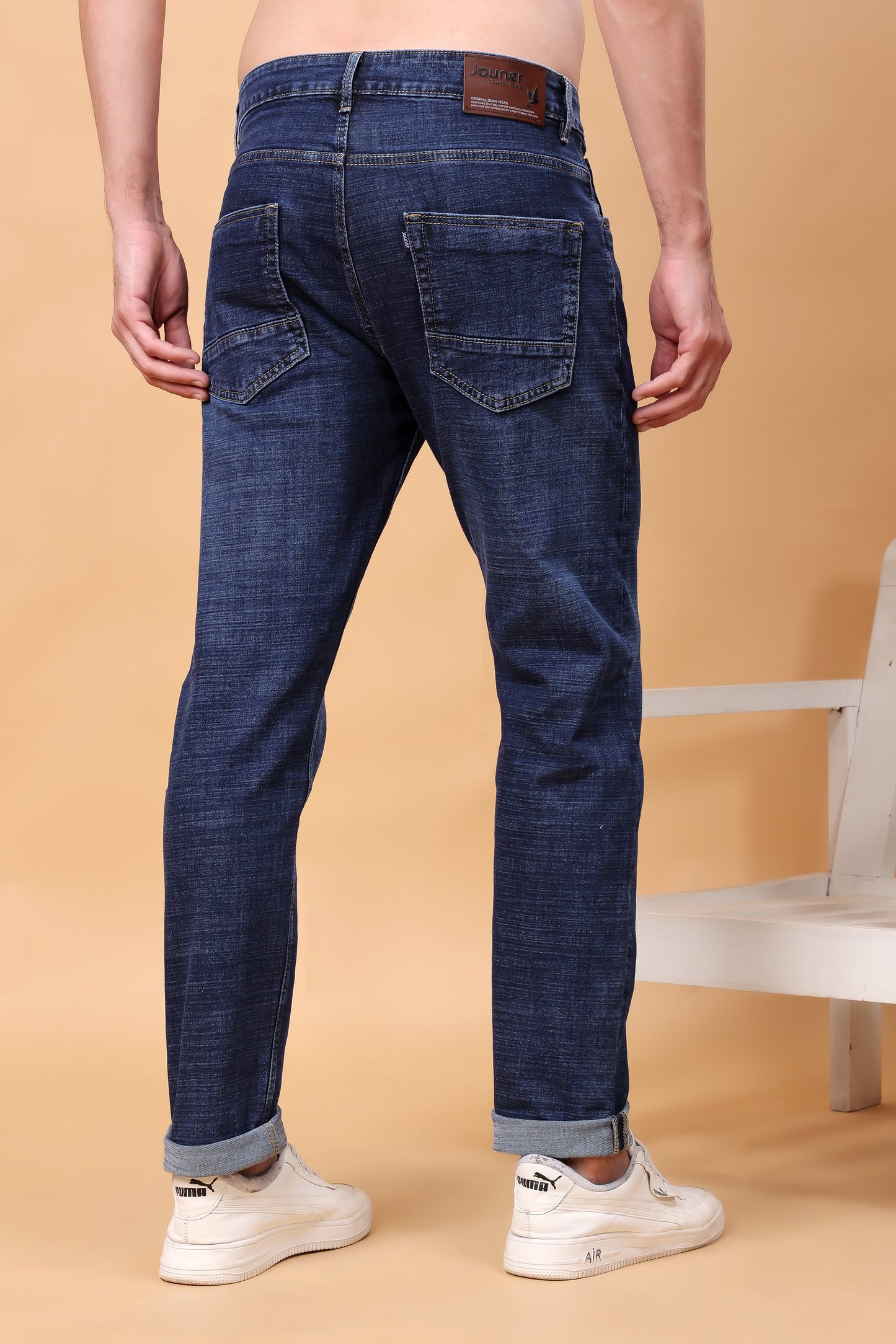 Midnight Blue Raw Selvedge Straight Leg Jeans