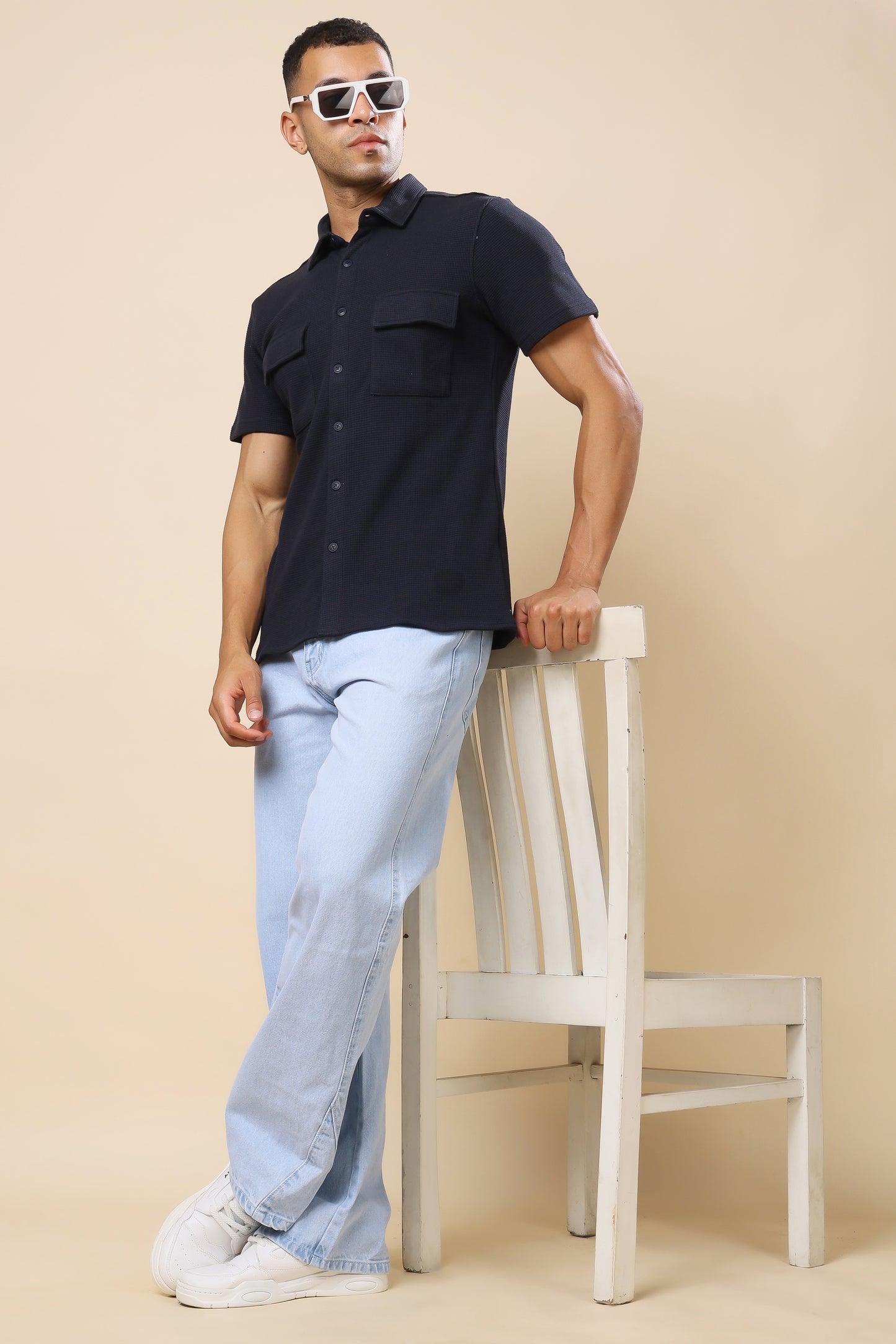 Black Utility Shirt – Minimalist Design, Maximum Impact