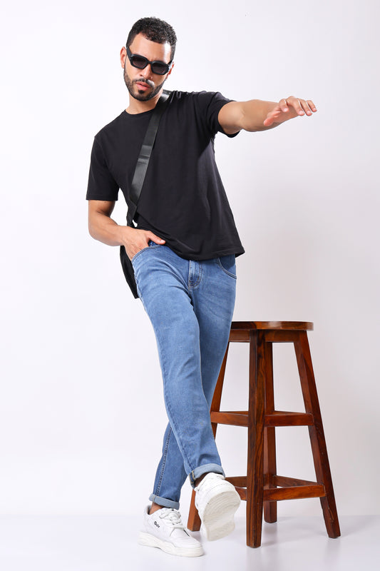 Essential Medium Wash Tapered Jeans