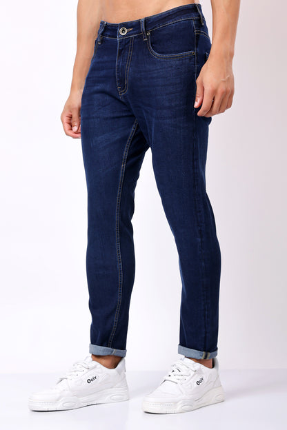 Premium Dark Indigo Slim Fit Jeans