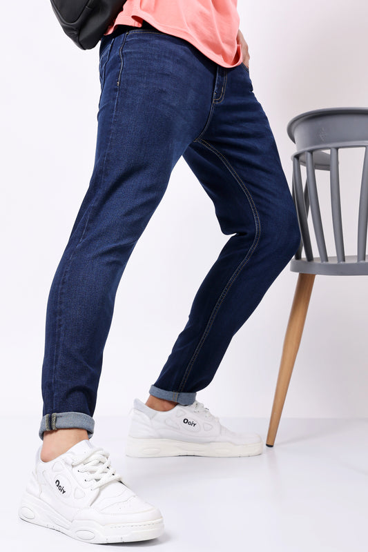 Premium Dark Indigo Slim Fit Jeans