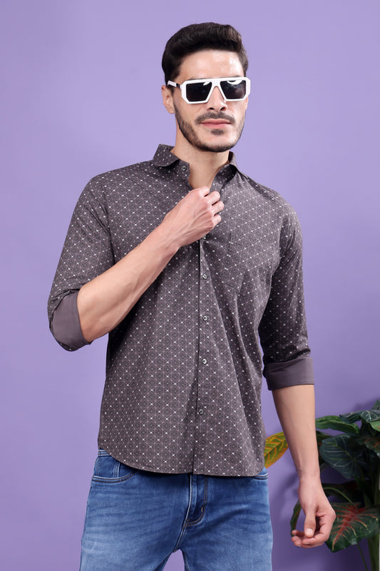 Men’s Printed Casual Shirt – Modern Style, Effortless Comfort