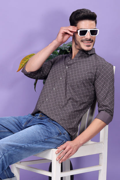 Men’s Printed Casual Shirt – Modern Style, Effortless Comfort