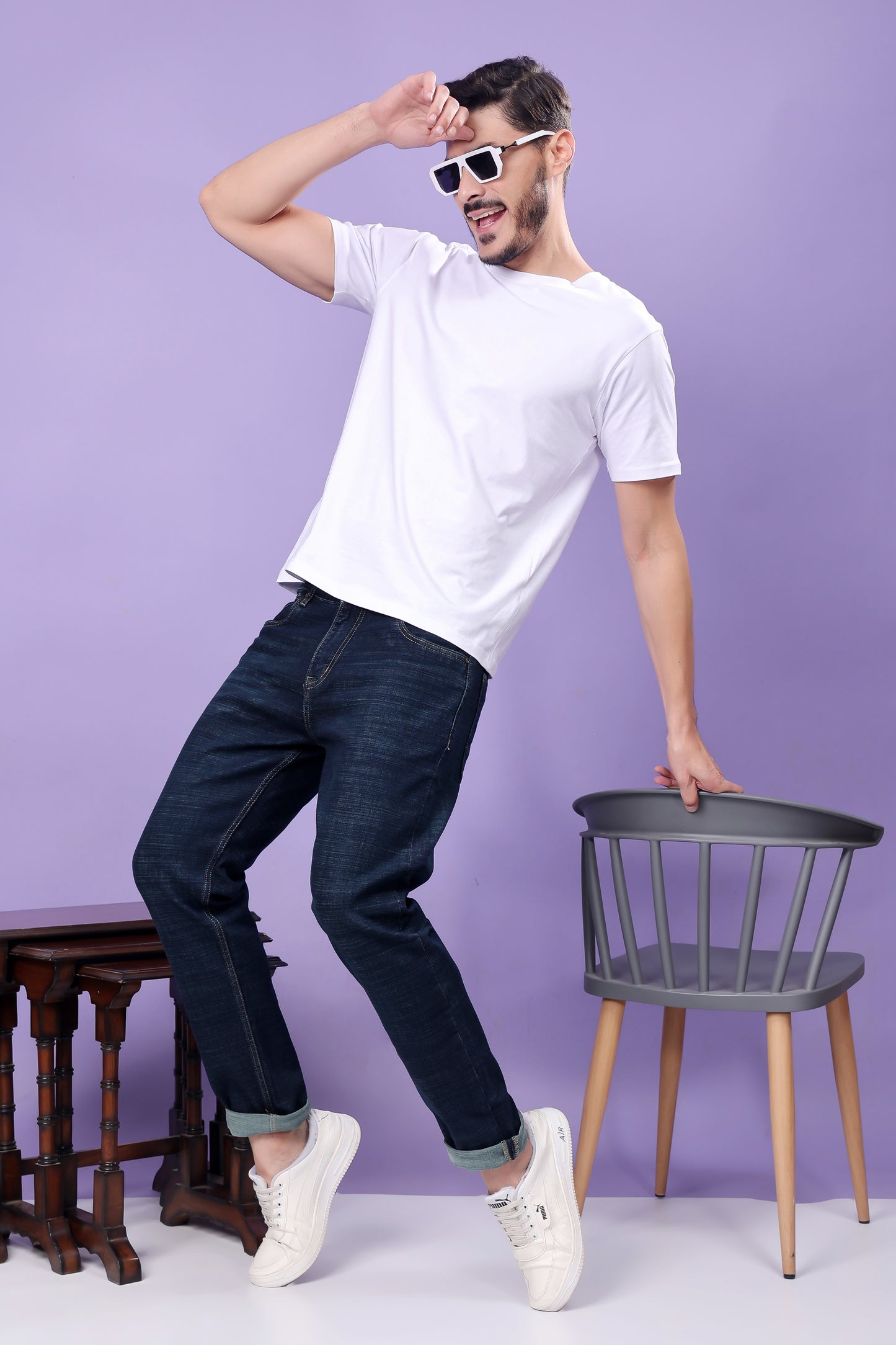 Premium Slim-Fit Raw Selvedge Denim Jeans