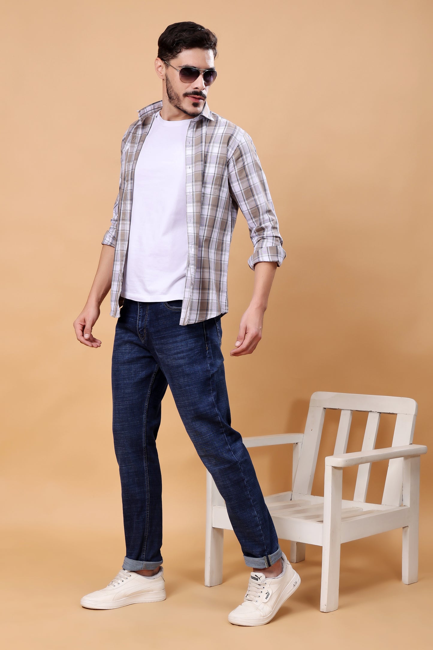 Midnight Blue Raw Selvedge Straight Leg Jeans