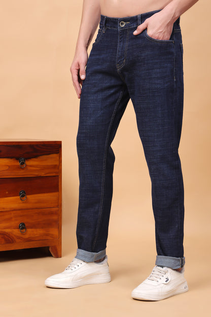 Premium Dark Wash Slim Fit Denim Jeans