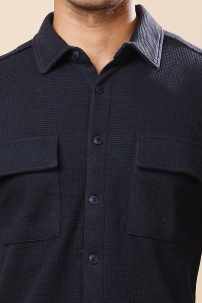 Black Utility Shirt – Minimalist Design, Maximum Impact